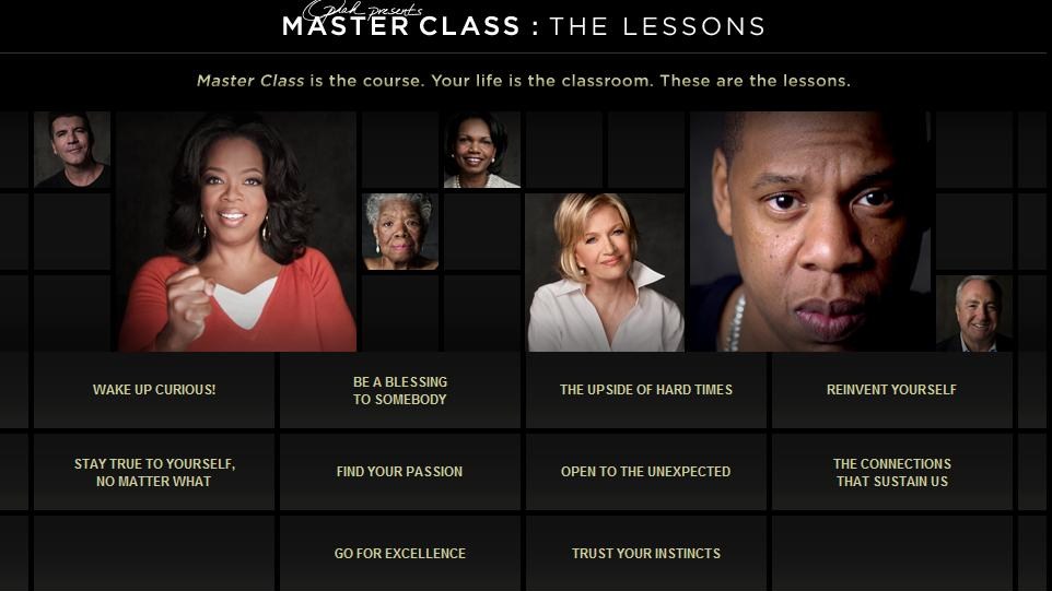 Finding Inspiration on Oprah's OWN Master Class -